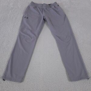 Under Armour Pants Mens XL Grey WG Woven Tapered Leg Stretch Training Joggers